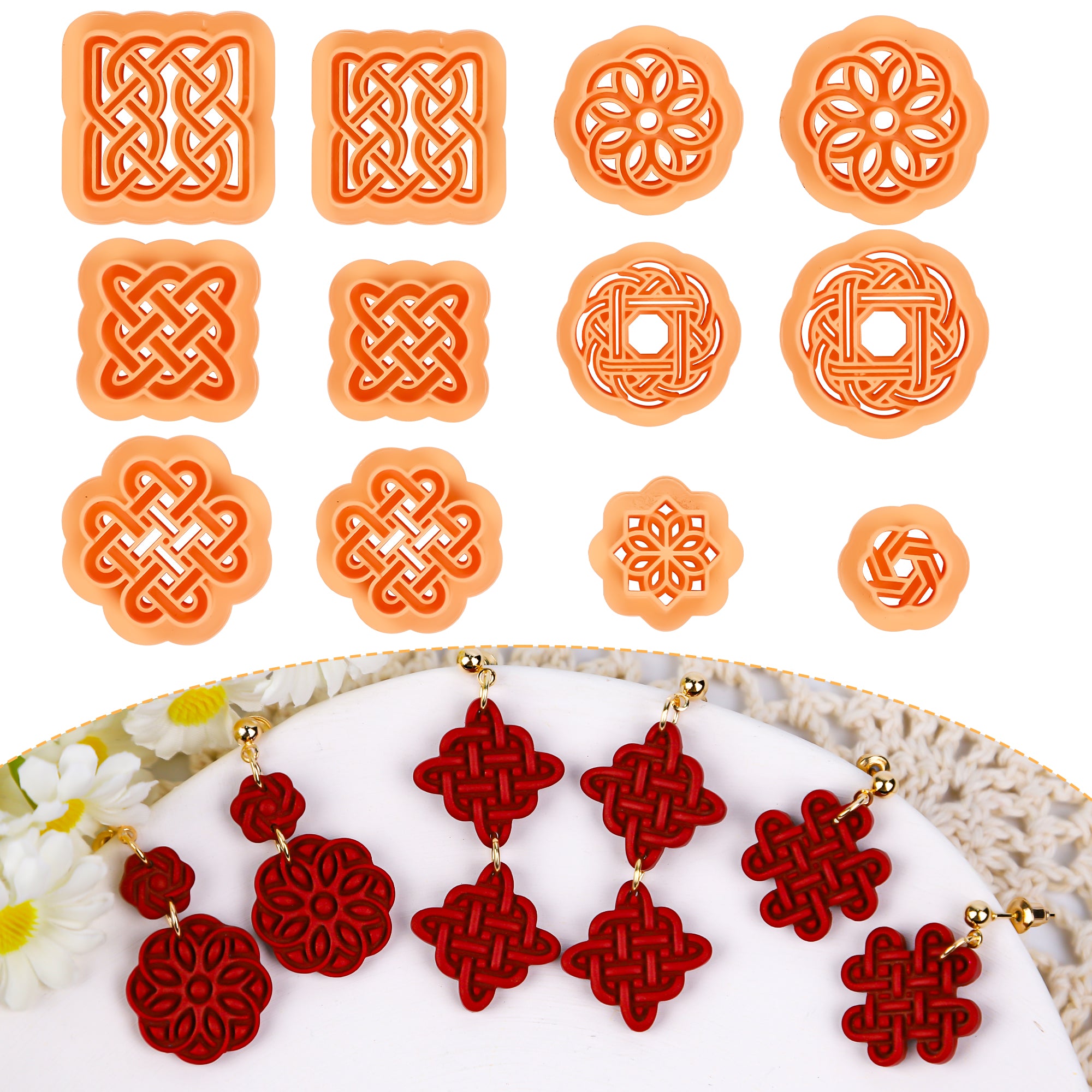 Boho Clay Cutters Clay Cutters For Polymer Clay Jewelry - Temu