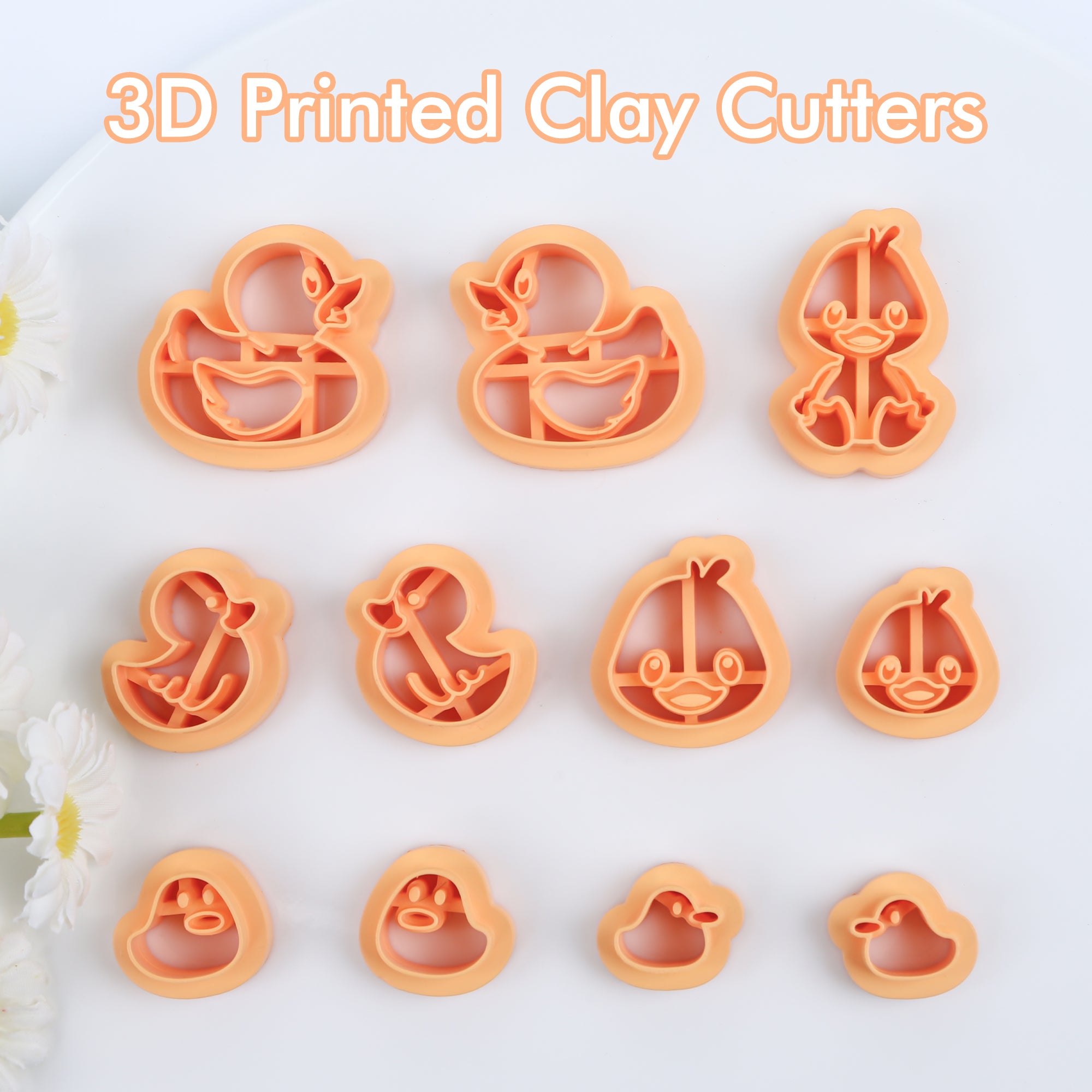 Puocaon Duck Polymer Clay Cutters 11 Pcs