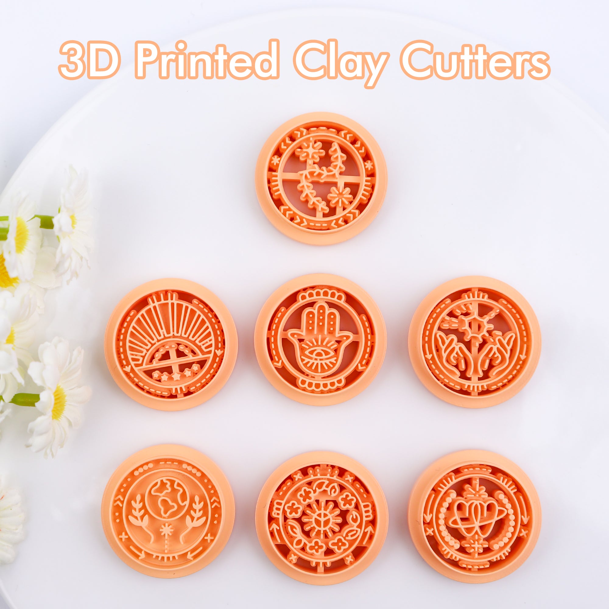 Puocaon Mystic Polymer Clay Cutters 7 Pcs