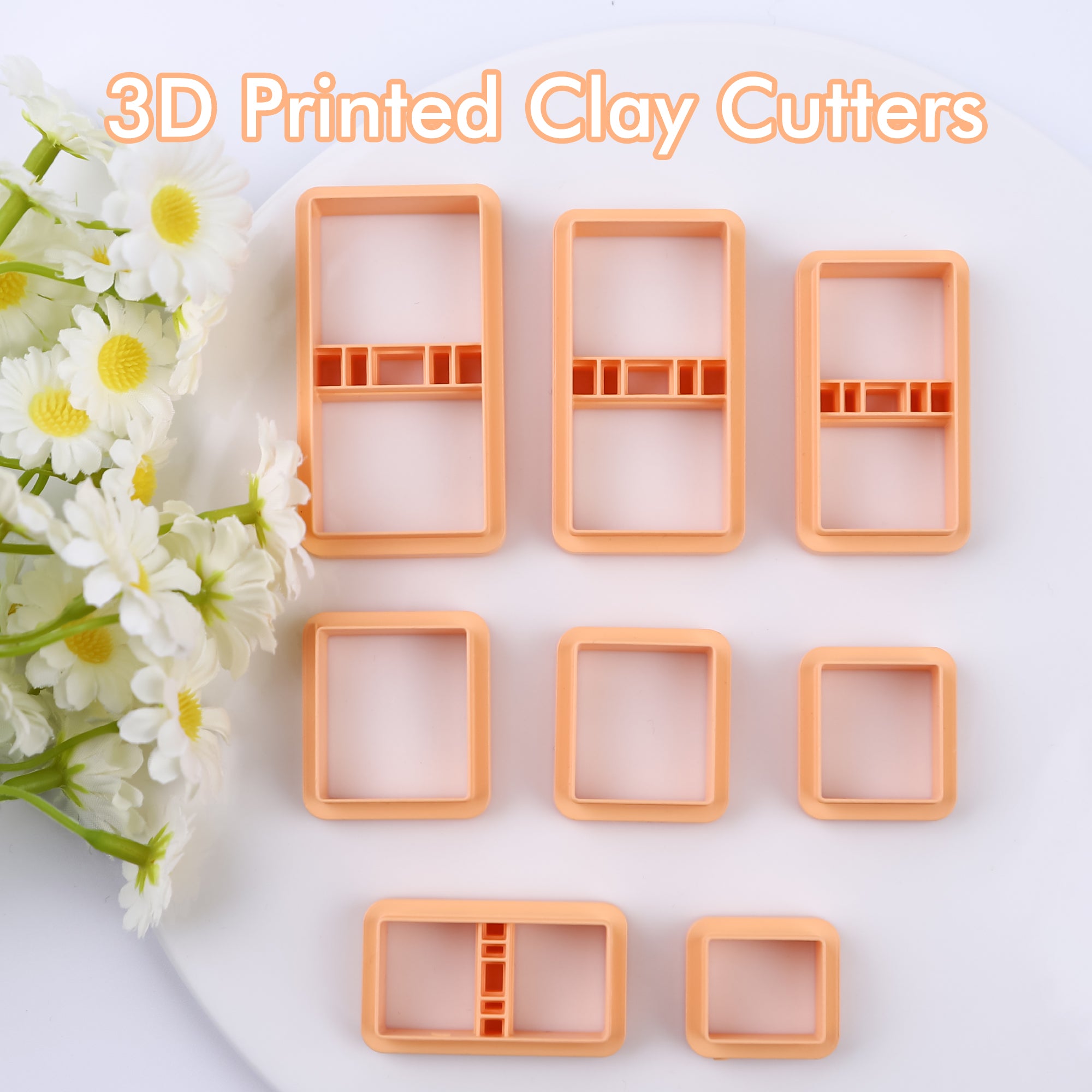Puocaon Books Clay Cutters 8 Pcs