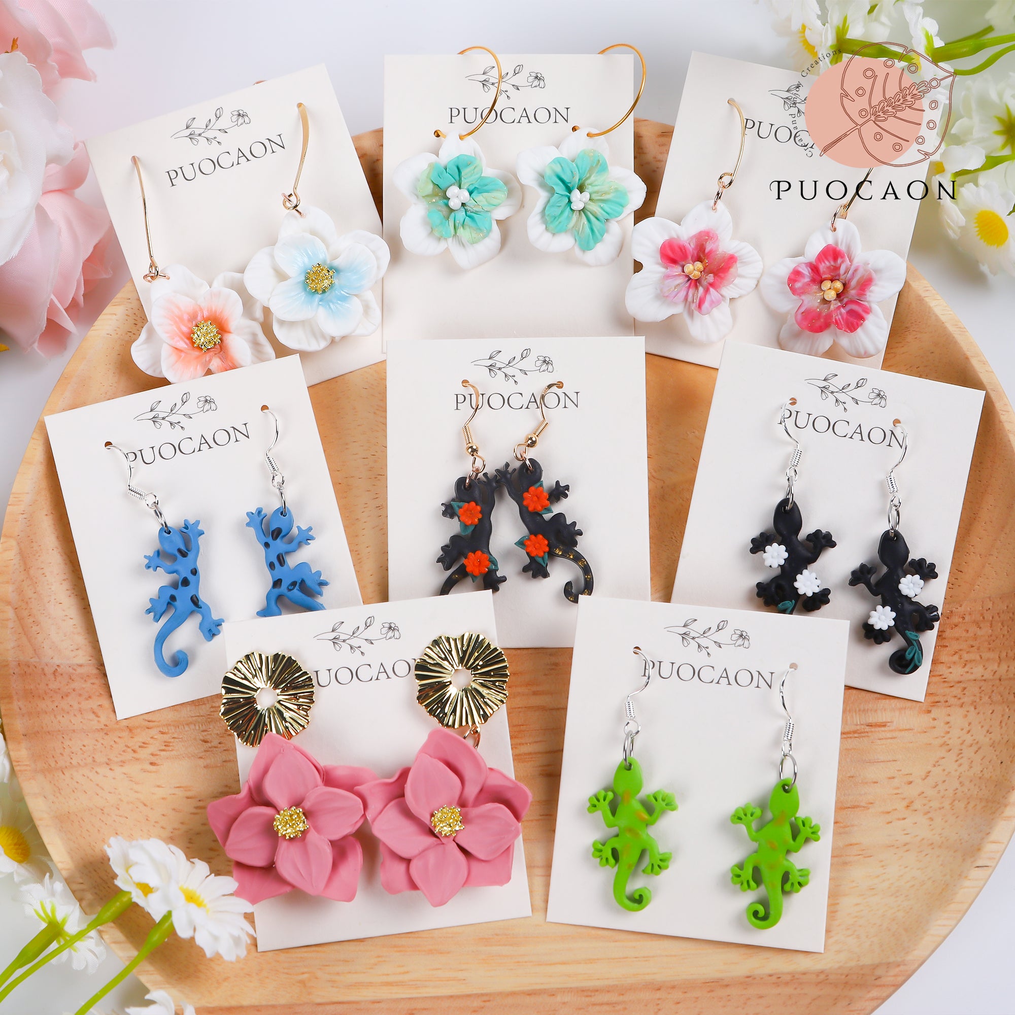 Puocaon Petal Polymer Clay Cutters 15 Pcs