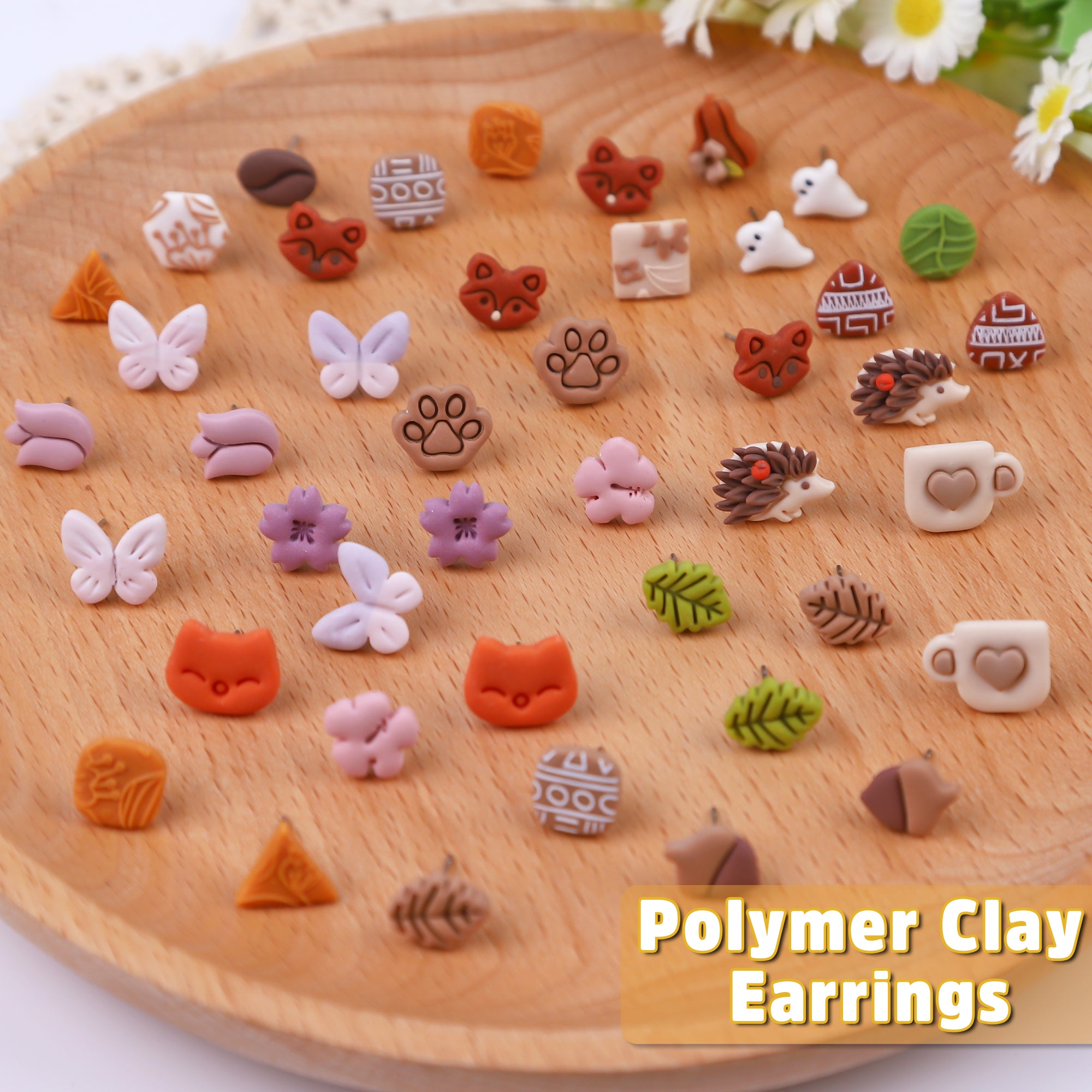 Puocaon Mini Polymer Clay Cutters Poker Spade Clay Cutters 19 Pcs