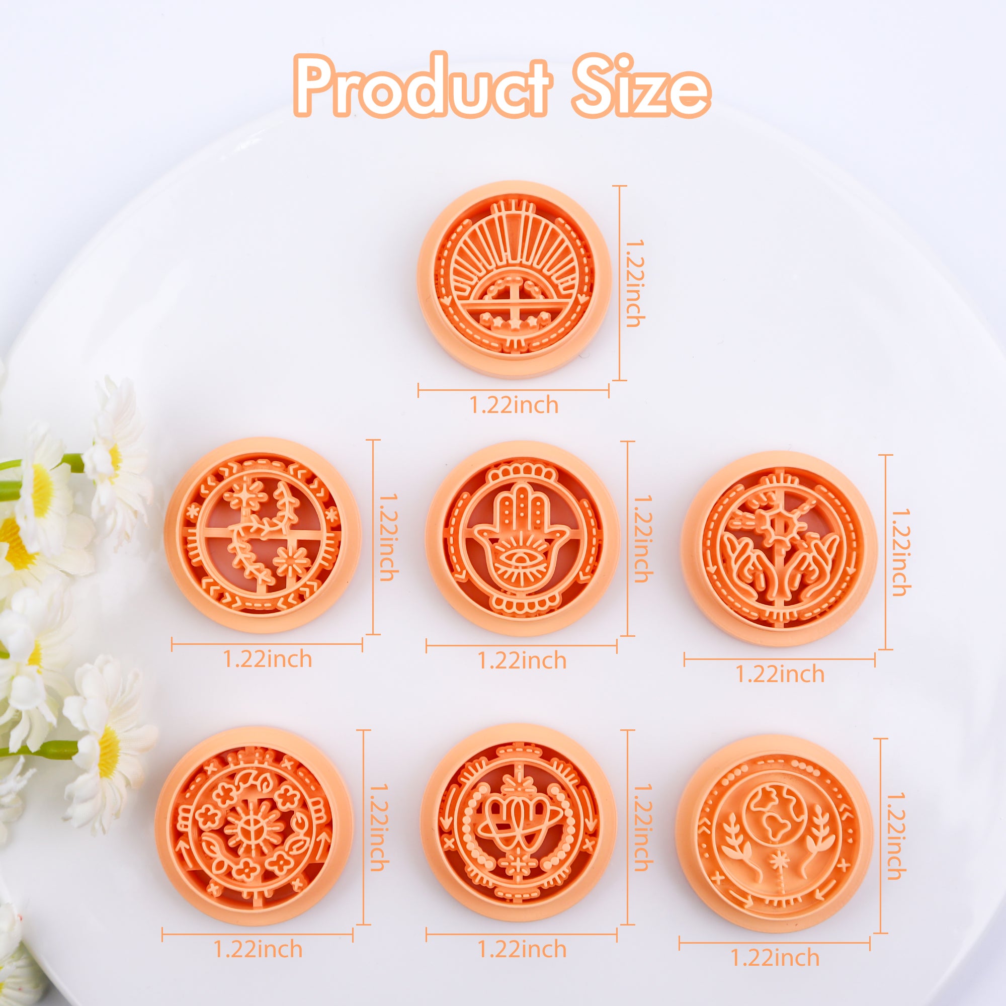 Puocaon Mystic Polymer Clay Cutters 7 Pcs