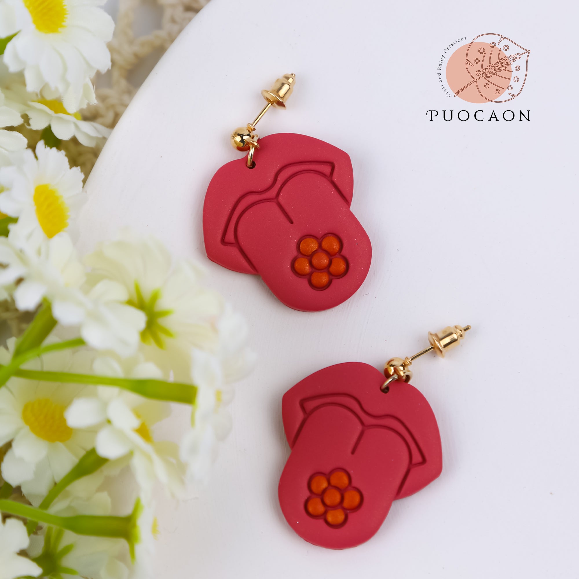 Puocaon Valentines Polymer Clay Cutters 9 Pcs