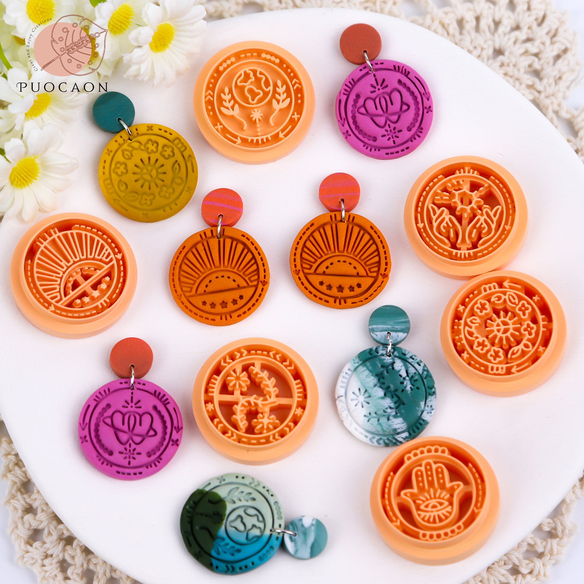 Puocaon Mystic Polymer Clay Cutters 7 Pcs