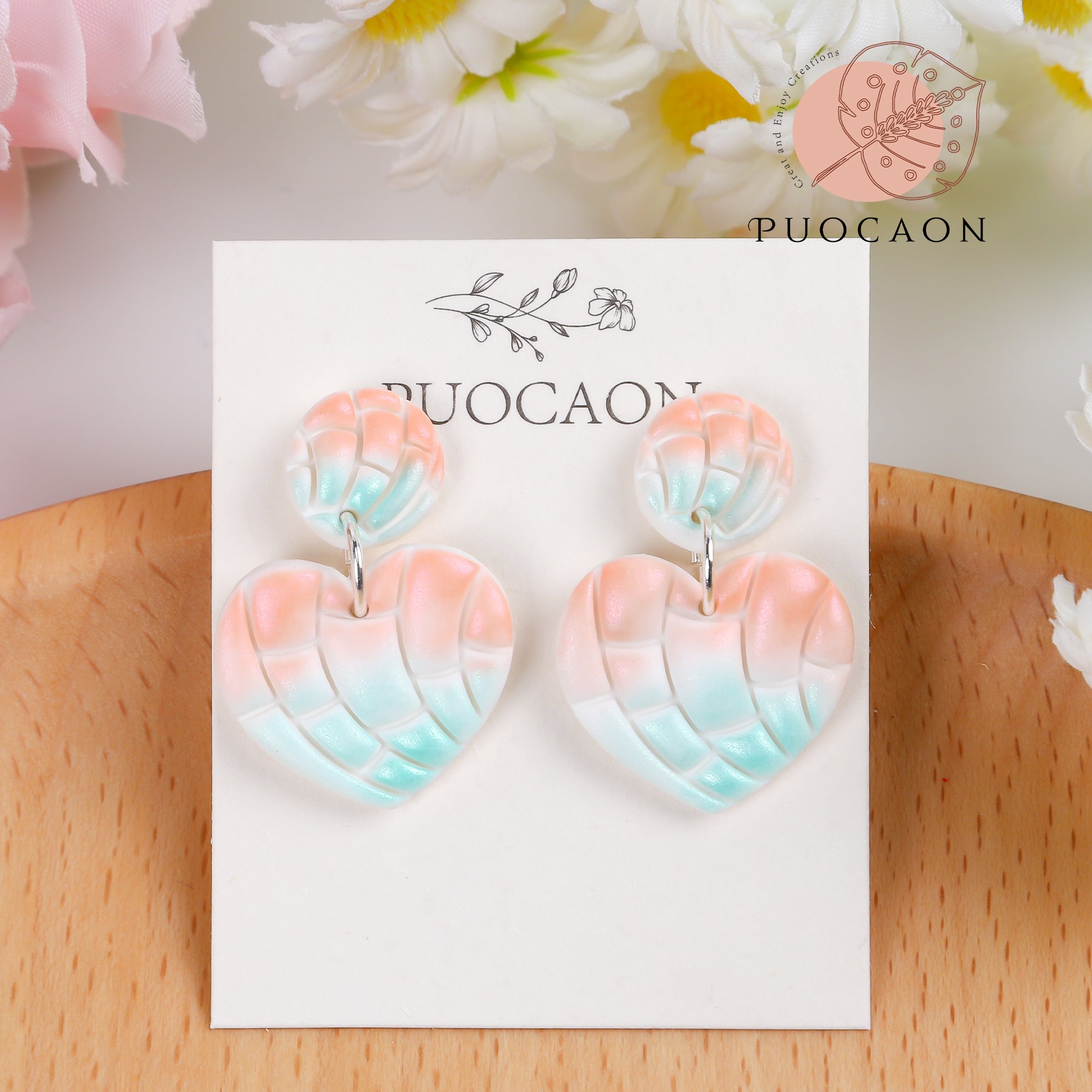 Puocaon Scallop Polymer Clay Cutters 7 Pcs