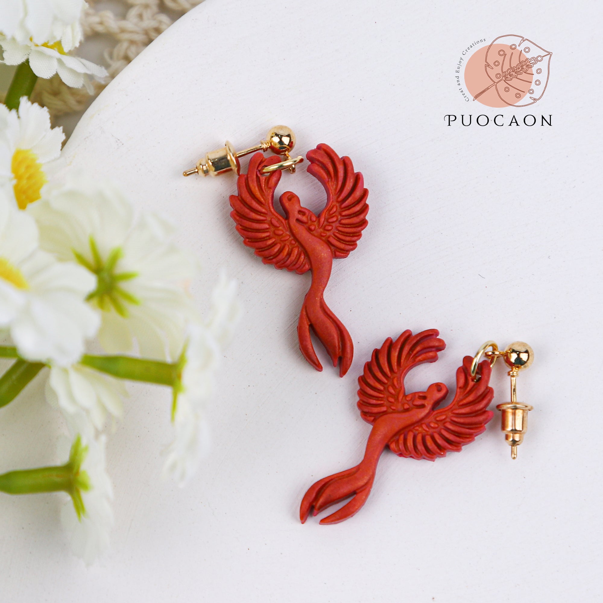 Puocaon Phoenix Polymer Clay Cutters 6 Pcs