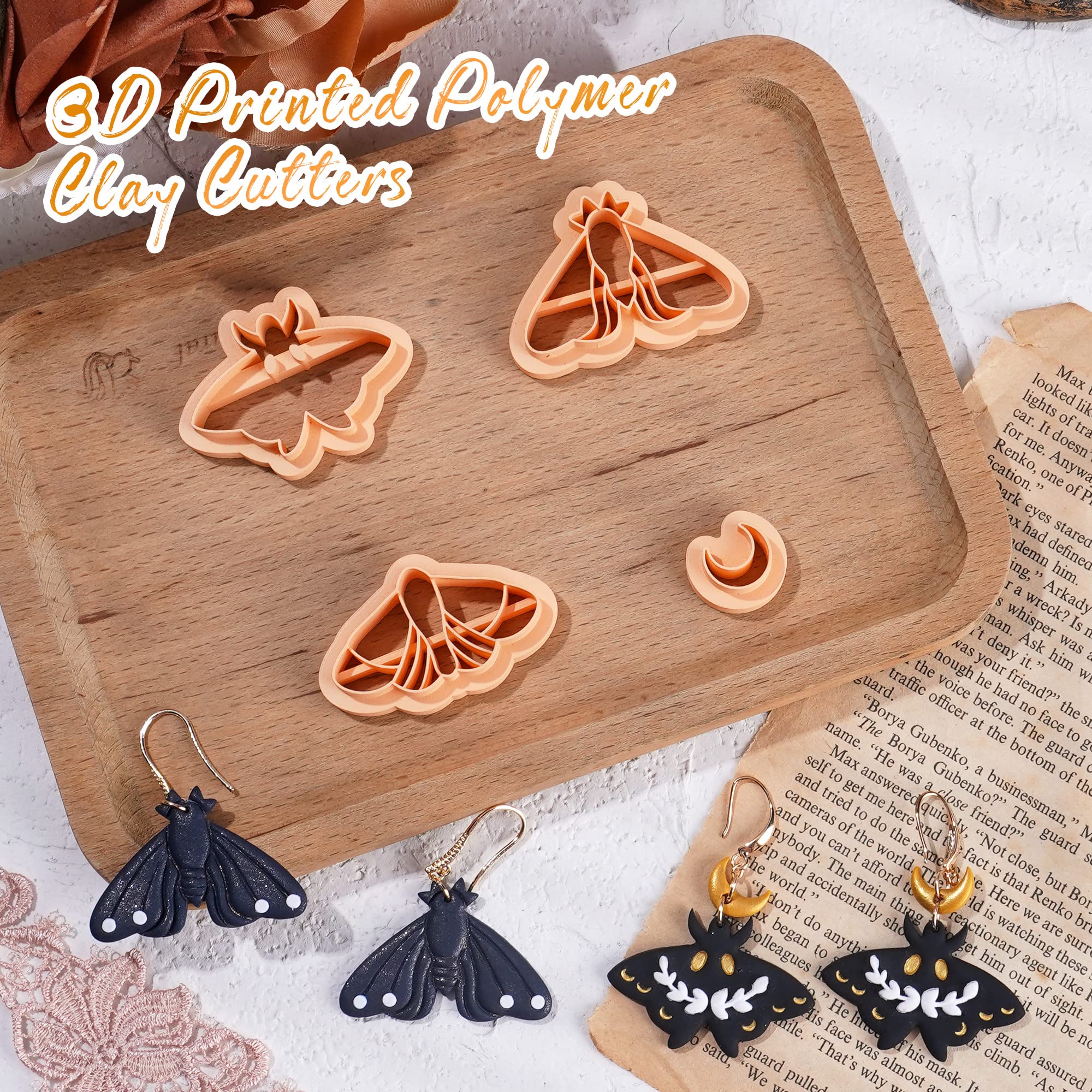 Puocaon 70s Valentines Clay Cutters 10 Pcs