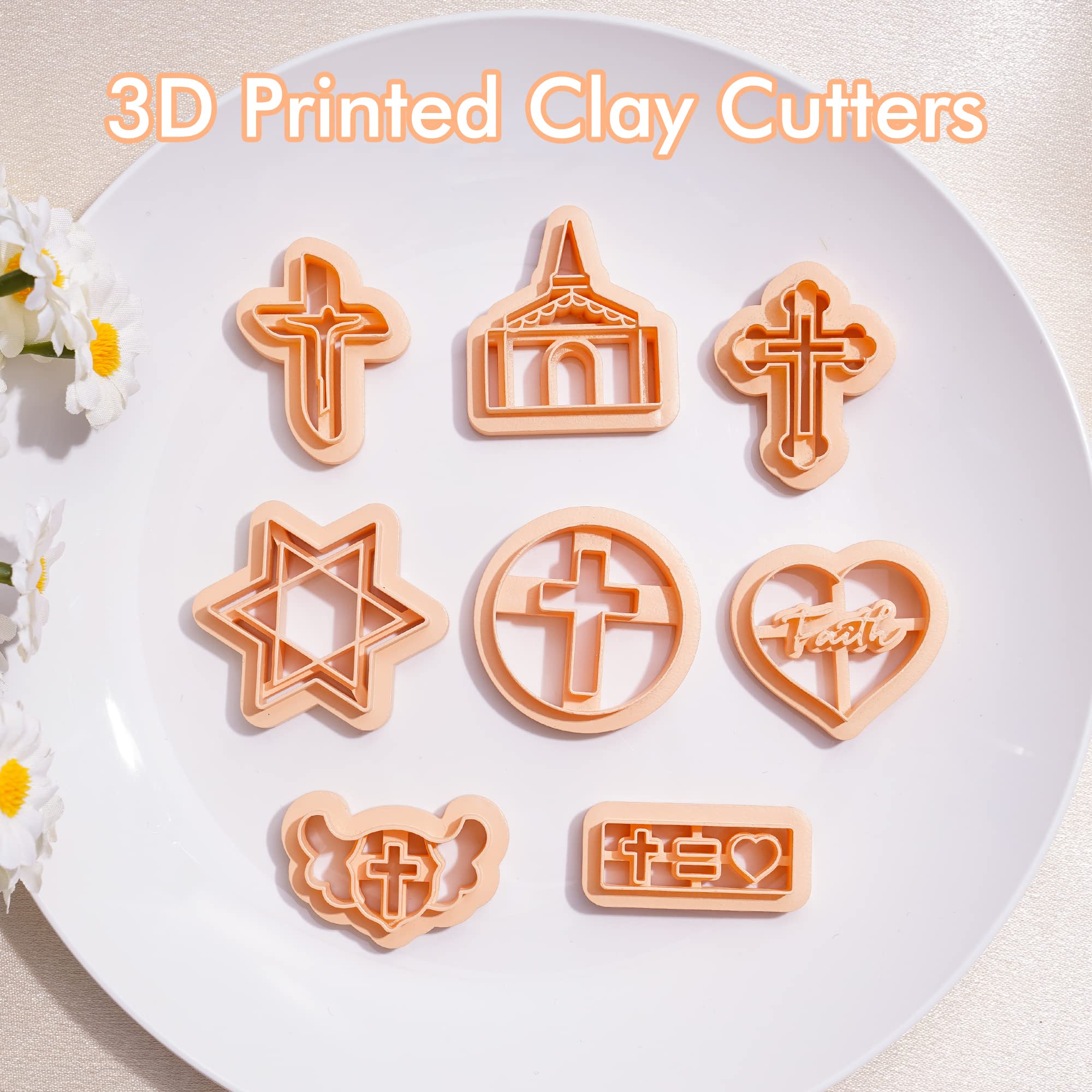 Puocaon Christian Church Clay Cutters Holy Cross 8 Shapes