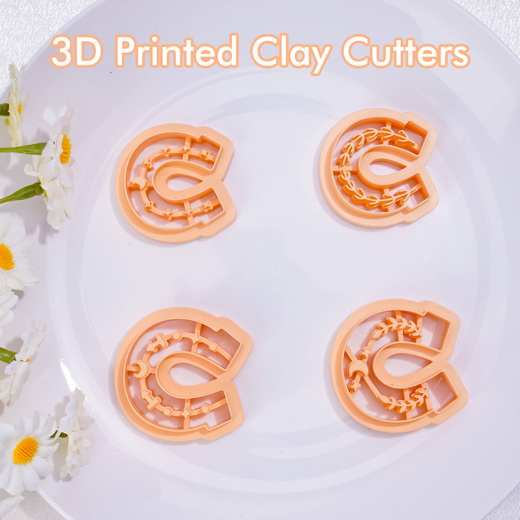 Puocaon Horseshoe Polymer Clay Cutters 4 Pcs