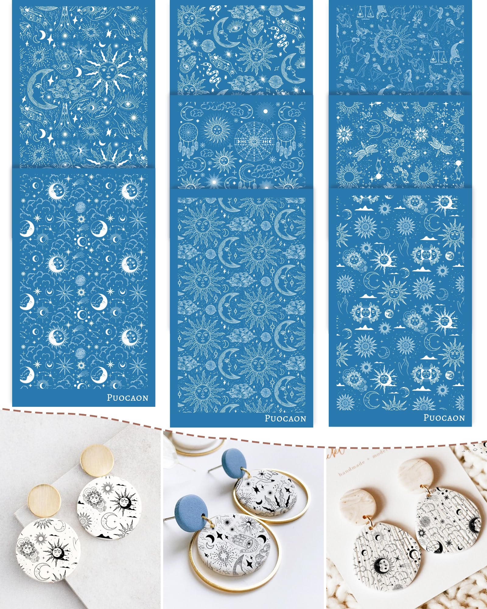 Polymer Clay Texture Sheets, Polymer Clay Screen Stencil