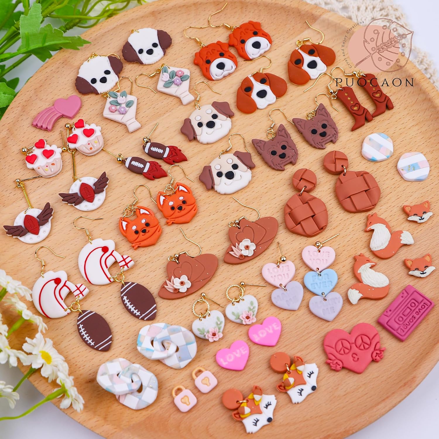 Puocaon Dogs Polymer Clay Cutters 6 Pcs